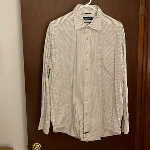 Nautica sanded poplin dress shirt